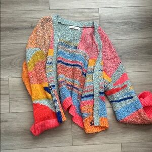 moon & madison Multicolor Knit Cardigan